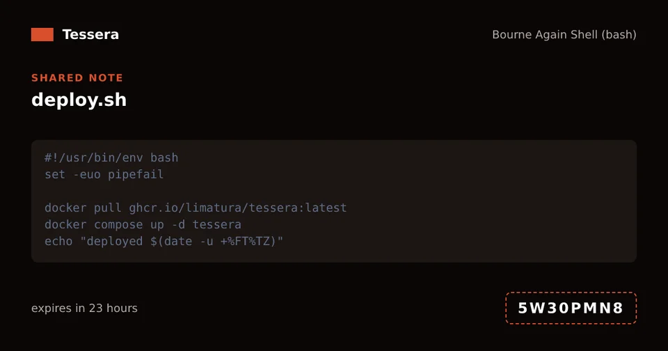 A text share’s preview